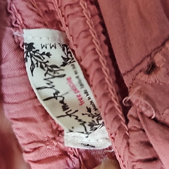 Intimately Free Girly Cutwork Romantic people eyelet square neck crop top medium - Picture 5 of 5